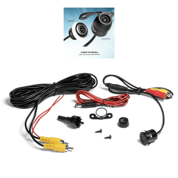 Vehicle Backup Camera TTP-C12B & 4.3" Monitor Kit - Universal for all cars