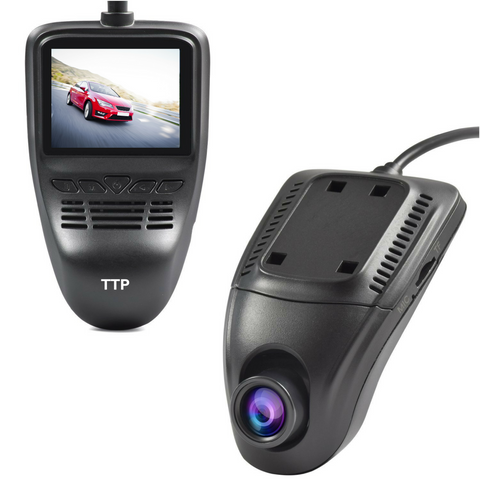 TOPTIERPRO Driving Dash Cam Pro Camera, Car Front Dash Recorder Camera 4 Lanes, Driving DVR Cam with WiFi,Sony Cmos Video Sensor,Loop Recording,G-sensor,Invisible Design